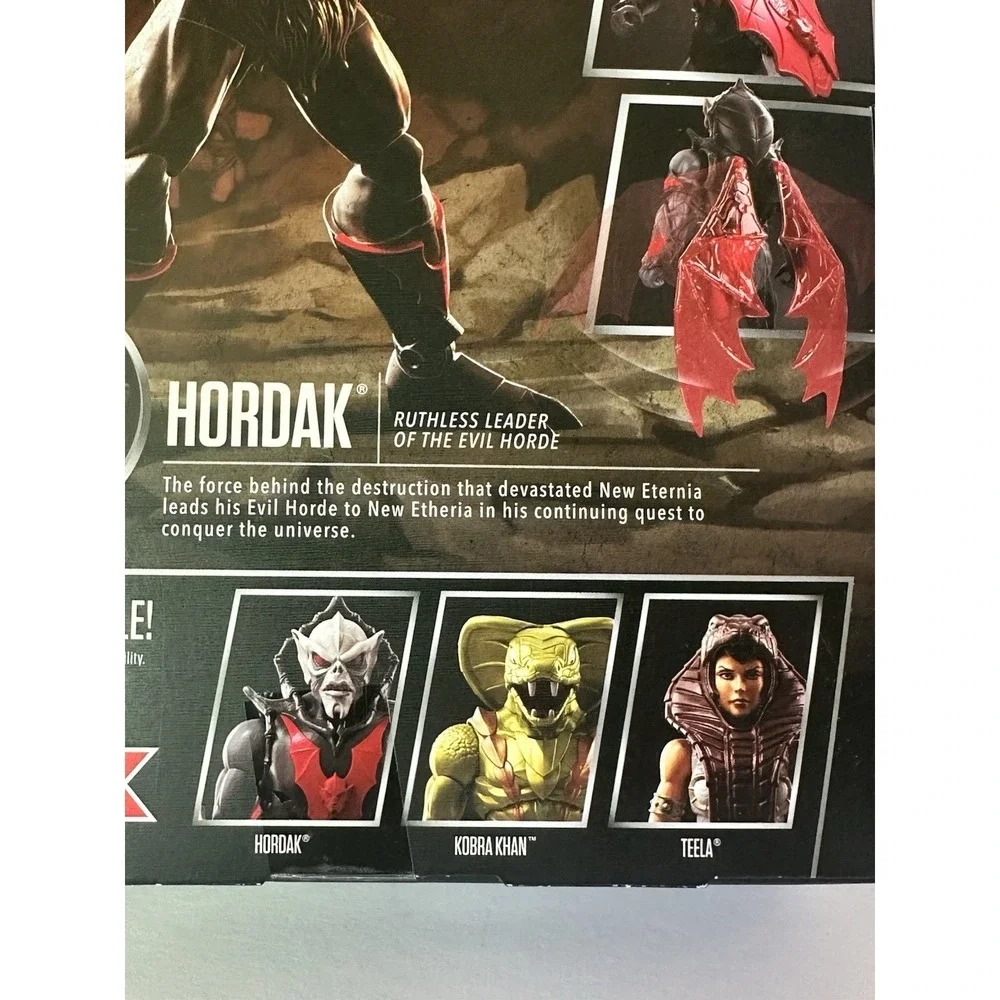 Masters of the Universe New Eternia Hordak Figure 40th Anniversary Mattel MOTU